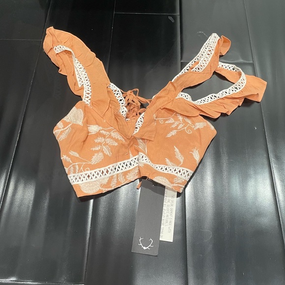 For Love and Lemons Mia Mini Skirt and crop top set - Picture 9 of 11